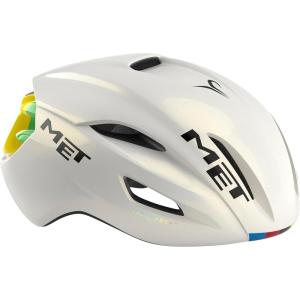 MET Manta MIPS Aero Road Bike Helmet | Lightweight Aerodynamic Cycling Helmet for Adults, Internal Air Channeling, MIPS-C2 Tech, Sunglasses Port(Rainbow)