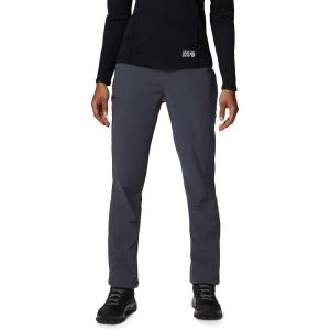 Mountain Hardwear Women’s Dynama Lined High Rise Pant for Hiking, Camping, and Outdoor Adventures(Iron Grey)