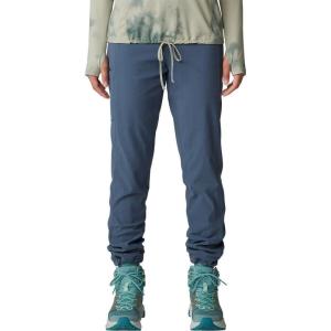 Mountain Hardwear Women’s Dynama Lined High Rise Pant for Hiking, Camping, and Outdoor Adventures(Moon Blue)
