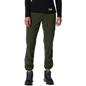Mountain Hardwear Women’s Dynama Lined High Rise Pant for Hiking, Camping, and Outdoor Adventures(Surplus Green)