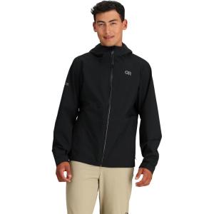 Outdoor Research Men’s Stratoburst Stretch Rain Jacket(Black)