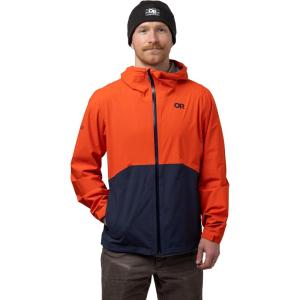 Outdoor Research Men’s Stratoburst Stretch Rain Jacket(Spice/Dark Navy)