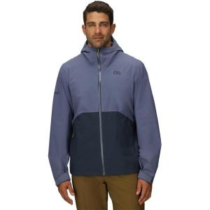 Outdoor Research Men’s Stratoburst Stretch Rain Jacket(Summit/Atlantic)