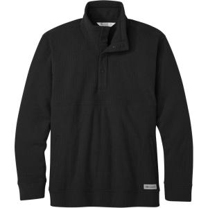Outdoor Research Men’s Trail Mix Snap Pullover – Comfortable Mid-Layer Sweater(Black)