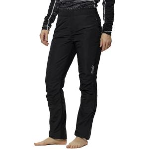 Swix Junior Corvara Softshell Windproof Breathable Durable Relaxed Fit Training Winter Sports Skiing Pants(Black)