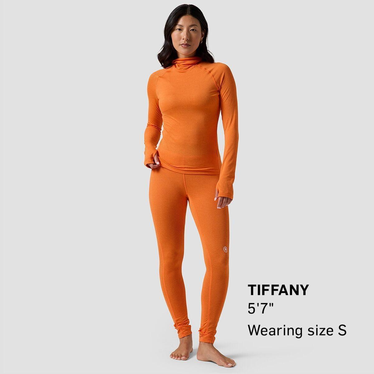 imageBackcountry Pines Microgrid UltraLt Baselayer Balaclava Top WomensBoundary Orange