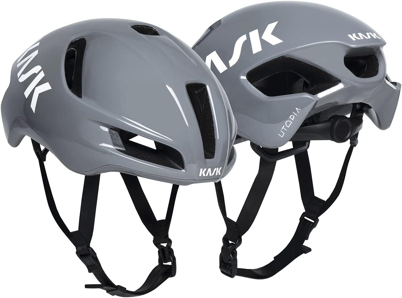 imageKask Utopia Y Bike Helmet I Aerodynamic Road Cycling ampamp Triathlon Helmet for SpeedGrey