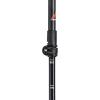 LEKI Helicon Lite Aluminum Adjustable Lightweight Ski Poles for Backcountry Skiing & Snowboarding(Dark Anthracite-Neonorange-Black)