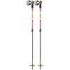 LEKI Spitfire Vario 3D Adjustable Lightweight Aluminum Ski Poles for Alpine & Backcountry Skiing(Neonmagenta-Neonyellow-Berry)