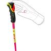 LEKI Spitfire Vario 3D Adjustable Lightweight Aluminum Ski Poles for Alpine & Backcountry Skiing(Neonmagenta-Neonyellow-Berry)