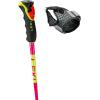 LEKI Spitfire Vario 3D Adjustable Lightweight Aluminum Ski Poles for Alpine & Backcountry Skiing(Neonmagenta-Neonyellow-Berry)