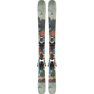 Atomic Bent Jr Junior Downhill Alpine Skis w/ L 6 GW Bindings(Multicolor)