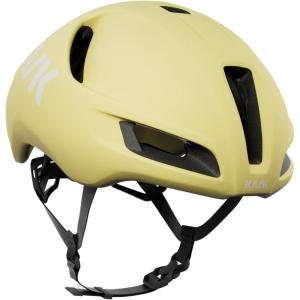 Kask Utopia Y Bike Helmet I Aerodynamic, Road Cycling & Triathlon Helmet for Speed(Celestial Yellow Matt)