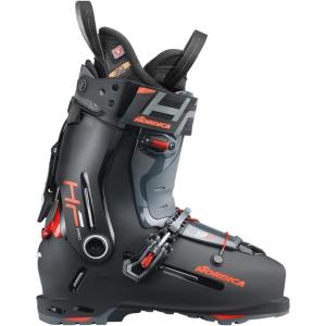 Nordica Men’s HF Pro 130 Durable Easy-Entry High Traction Adjustable Fit Warm Insulated All-Mountain Ski Boots(Black/Anthracite/Red)