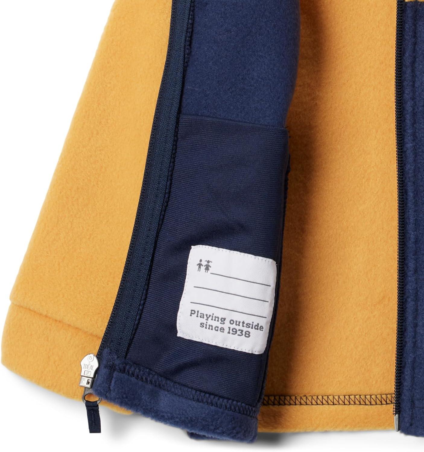 imageColumbia Unisex Baby Steens Mt Ii FleeceRaw HoneyCollegiate Navy