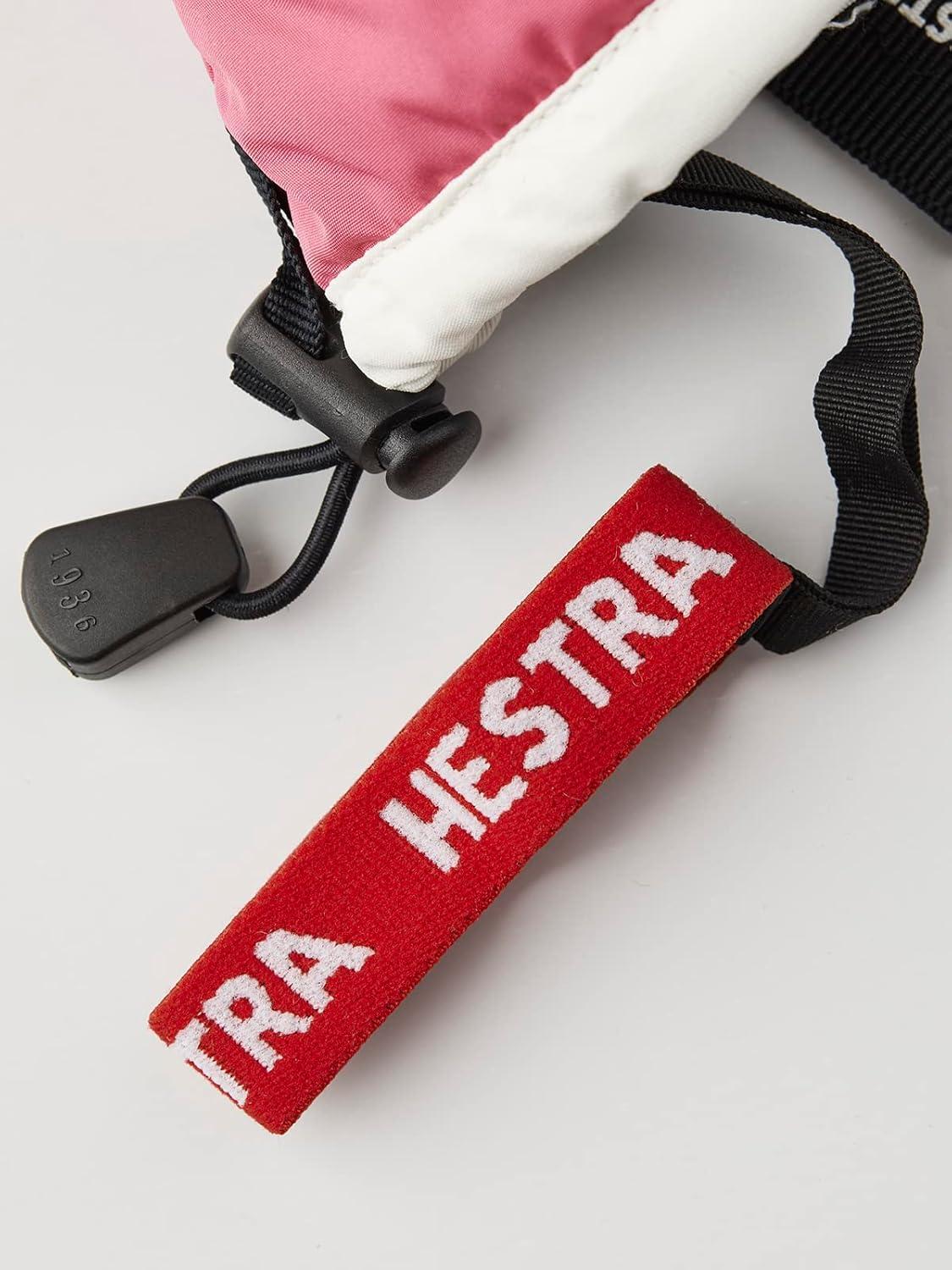 imageHestra Gauntlet CZone Junior Glove Youth 413yrs  Waterproof Insulated 3Finger Kids Snow Gloves for Winter Skiing ampamp Playing in The SnowFuchsiaIvory