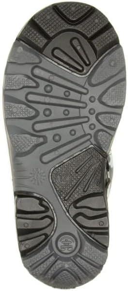 imageKamik Rocket Insulated Snow Boots Waterproof Upper for Kids Snow Boots Adjustable Collar ampamp Lace LockBlackCharcoal