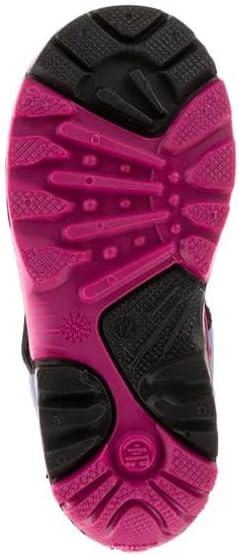 imageKamik Rocket Insulated Snow Boots Waterproof Upper for Kids Snow Boots Adjustable Collar ampamp Lace LockLight Navy