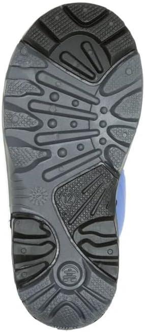 imageKamik Rocket Insulated Snow Boots Waterproof Upper for Kids Snow Boots Adjustable Collar ampamp Lace LockMid Blue