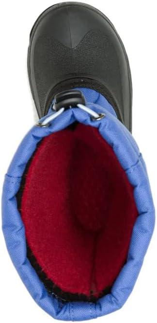 imageKamik Rocket Insulated Snow Boots Waterproof Upper for Kids Snow Boots Adjustable Collar ampamp Lace LockMid Blue