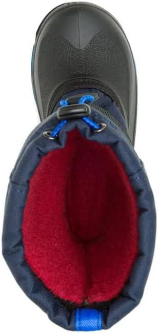 imageKamik Rocket Insulated Snow Boots  Waterproof Upper for Kids Snow Boots  Adjustable Collar ampamp Lace LockNavy