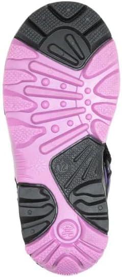 imageKamik Rocket Insulated Snow Boots  Waterproof Upper for Kids Snow Boots  Adjustable Collar ampamp Lace LockPurpleOrchid