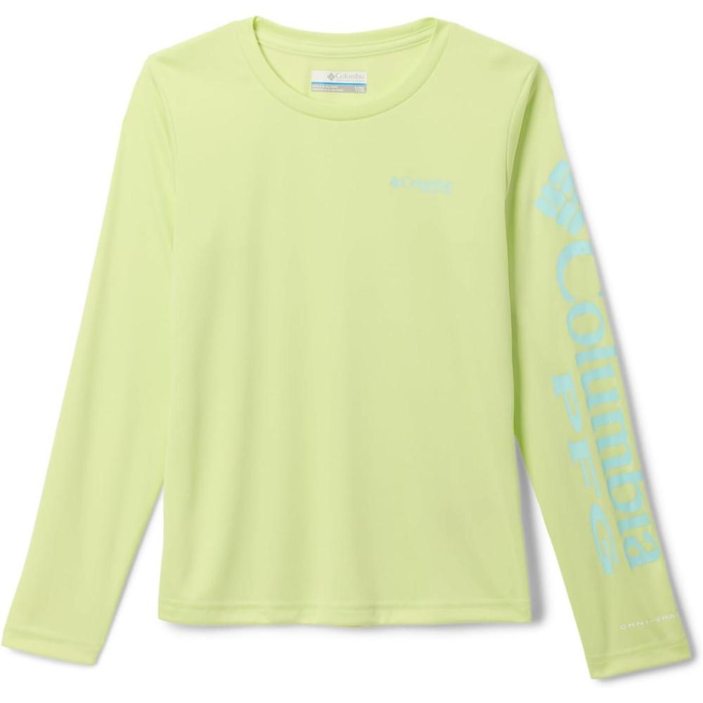 imageColumbia Youth Girls Tidal Tee Long SleeveSpring YellowGulf Stream Logo
