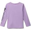 Columbia Youth Girls Tidal Tee Long Sleeve(Hydrangea/Black Logo)