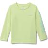 Columbia Youth Girls Tidal Tee Long Sleeve(Spring Yellow/Gulf Stream Logo)