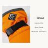 Hestra Gauntlet CZone Junior Glove (Youth 4-13yrs) | Waterproof, Insulated 3-Finger Kids Snow Gloves for Winter, Skiing & Playing in The Snow(Orange/Graphite)