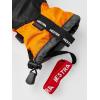 Hestra Gauntlet CZone Junior Glove (Youth 4-13yrs) | Waterproof, Insulated 3-Finger Kids Snow Gloves for Winter, Skiing & Playing in The Snow(Orange/Graphite)