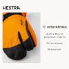 Hestra Gauntlet CZone Junior Glove (Youth 4-13yrs) | Waterproof, Insulated 3-Finger Kids Snow Gloves for Winter, Skiing & Playing in The Snow(Orange/Graphite)