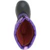 Kamik Rocket Insulated Snow Boots – Waterproof Upper for Kids Snow Boots – Adjustable Collar & Lace Lock(Purple/Orchid)