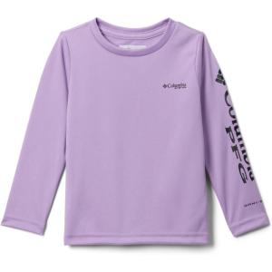 Columbia Youth Girls Tidal Tee Long Sleeve(Hydrangea/Black Logo)